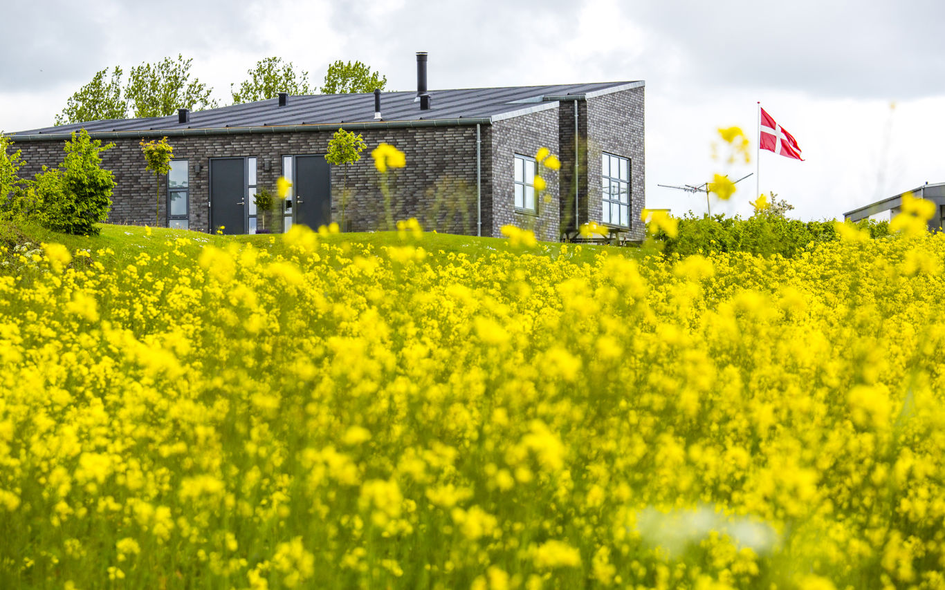 Nybygget hus i Søndersø