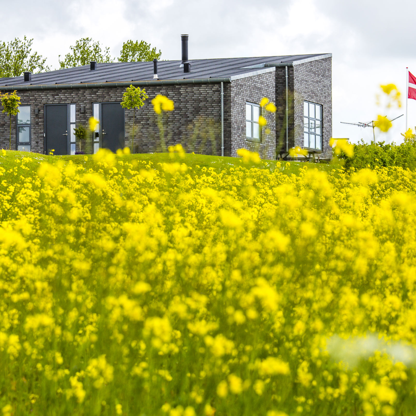 Nybygget hus i Søndersø