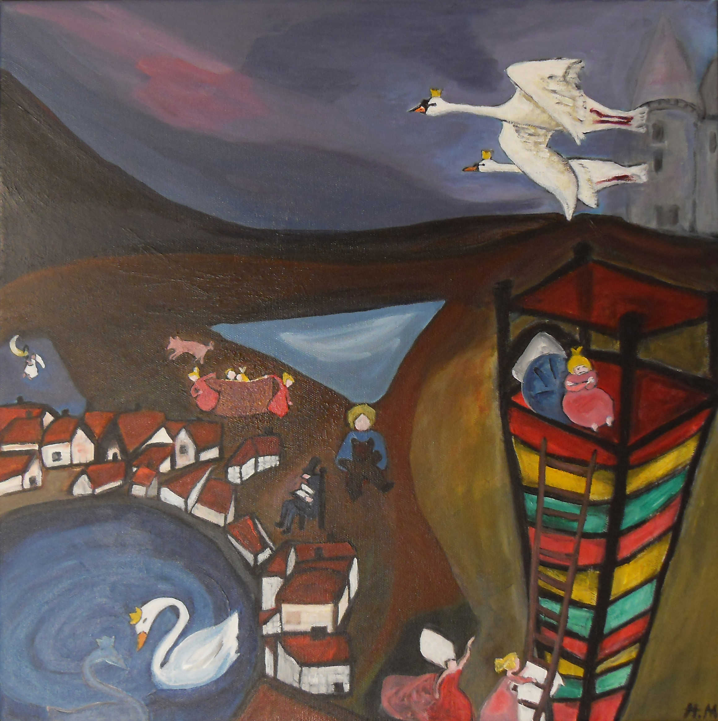 Motiv: Udsnit af H.C. Andersens eventyr