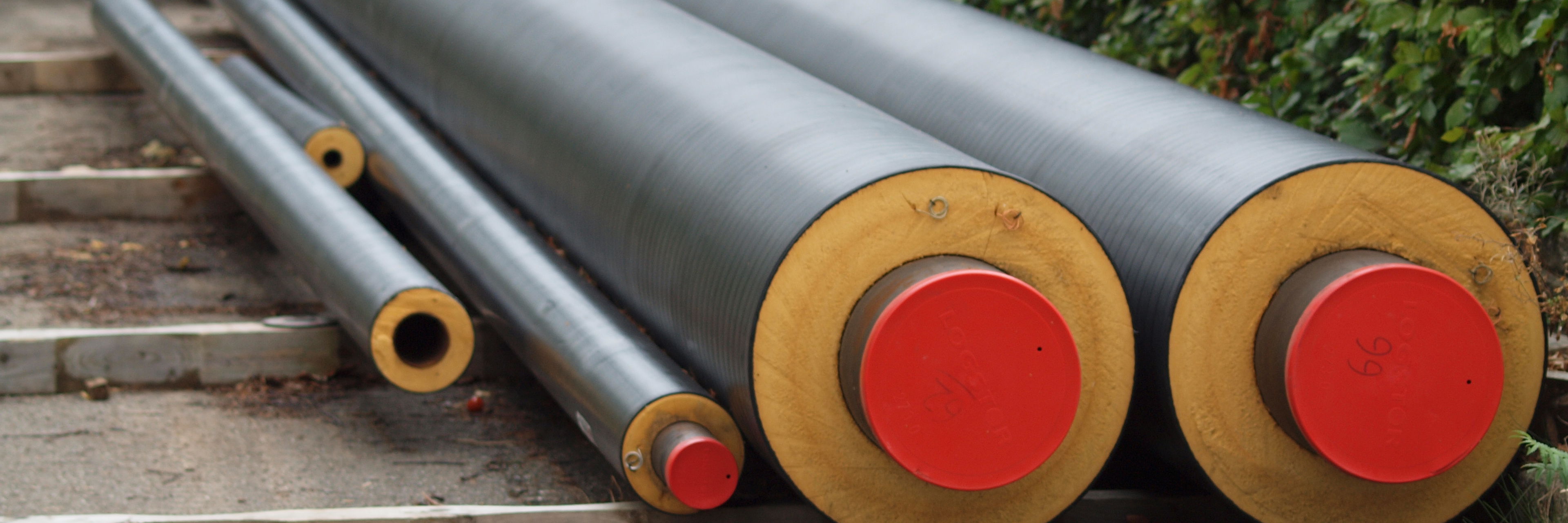 Billede af fjernvarmerør