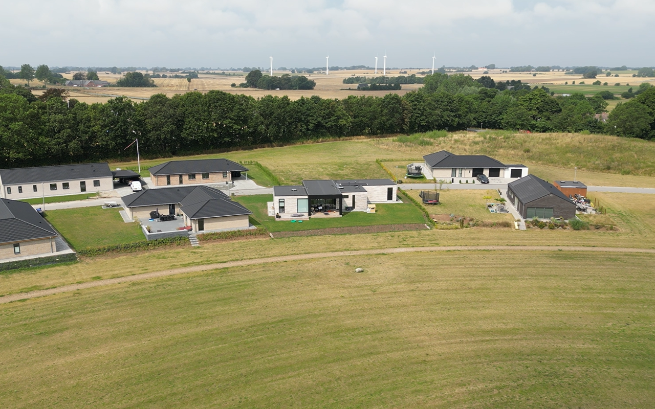 Nyere boligområde i Søndersø - Pilegårdsvænget