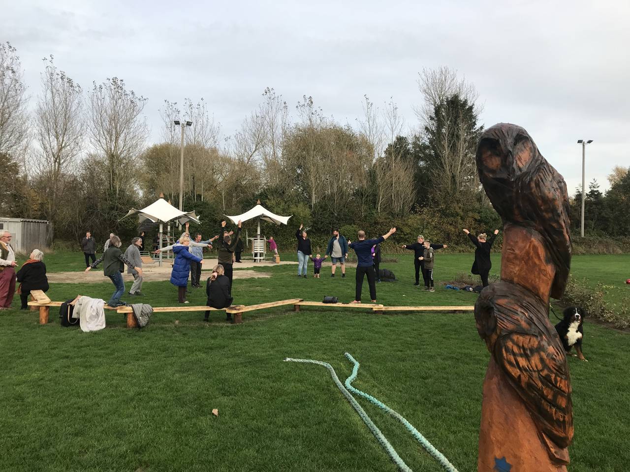 OSG Lokalpark i Mejlskov - et samlingssted for hele området, hvor du finder flere fysiske aktiviteter og redskaber.