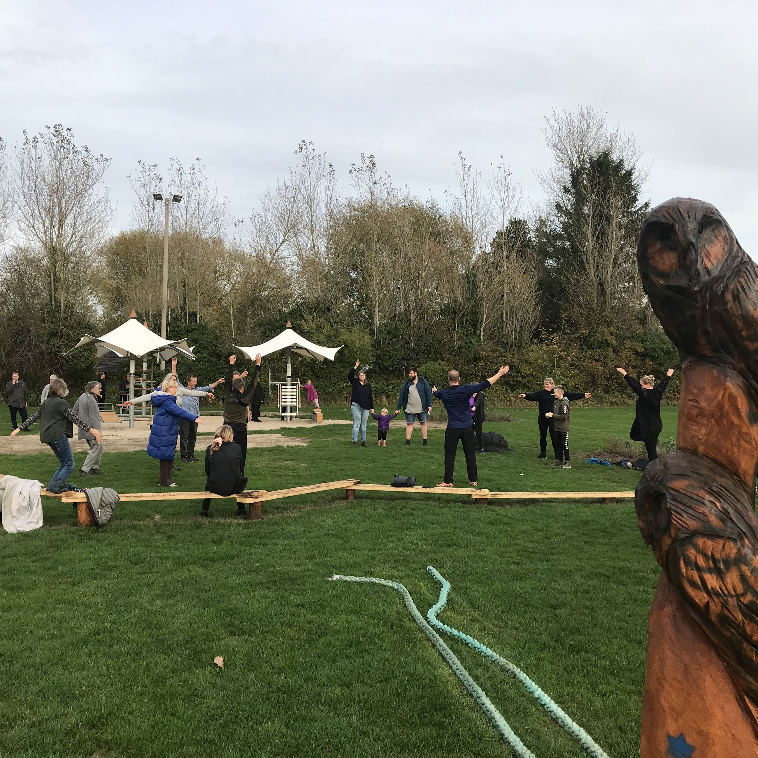 OSG Lokalpark i Mejlskov - et samlingssted for hele området, hvor du finder flere fysiske aktiviteter og redskaber.