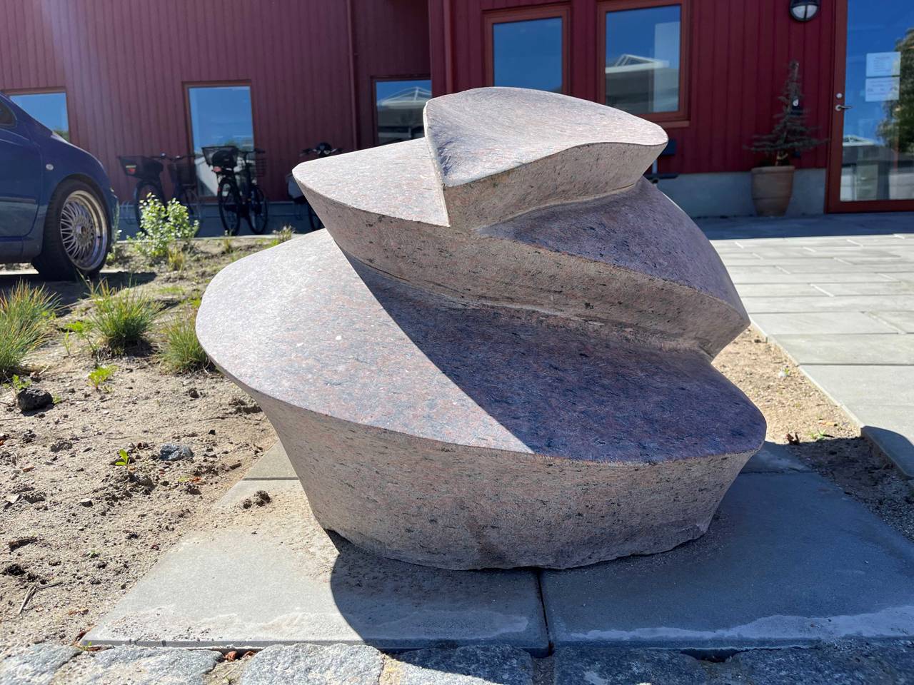 Fotoet viser skulpturen i nærbillede