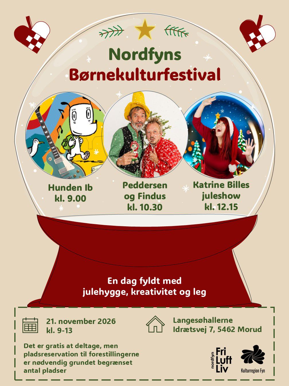 Plakat om Nordfyns Børnekulturfestival