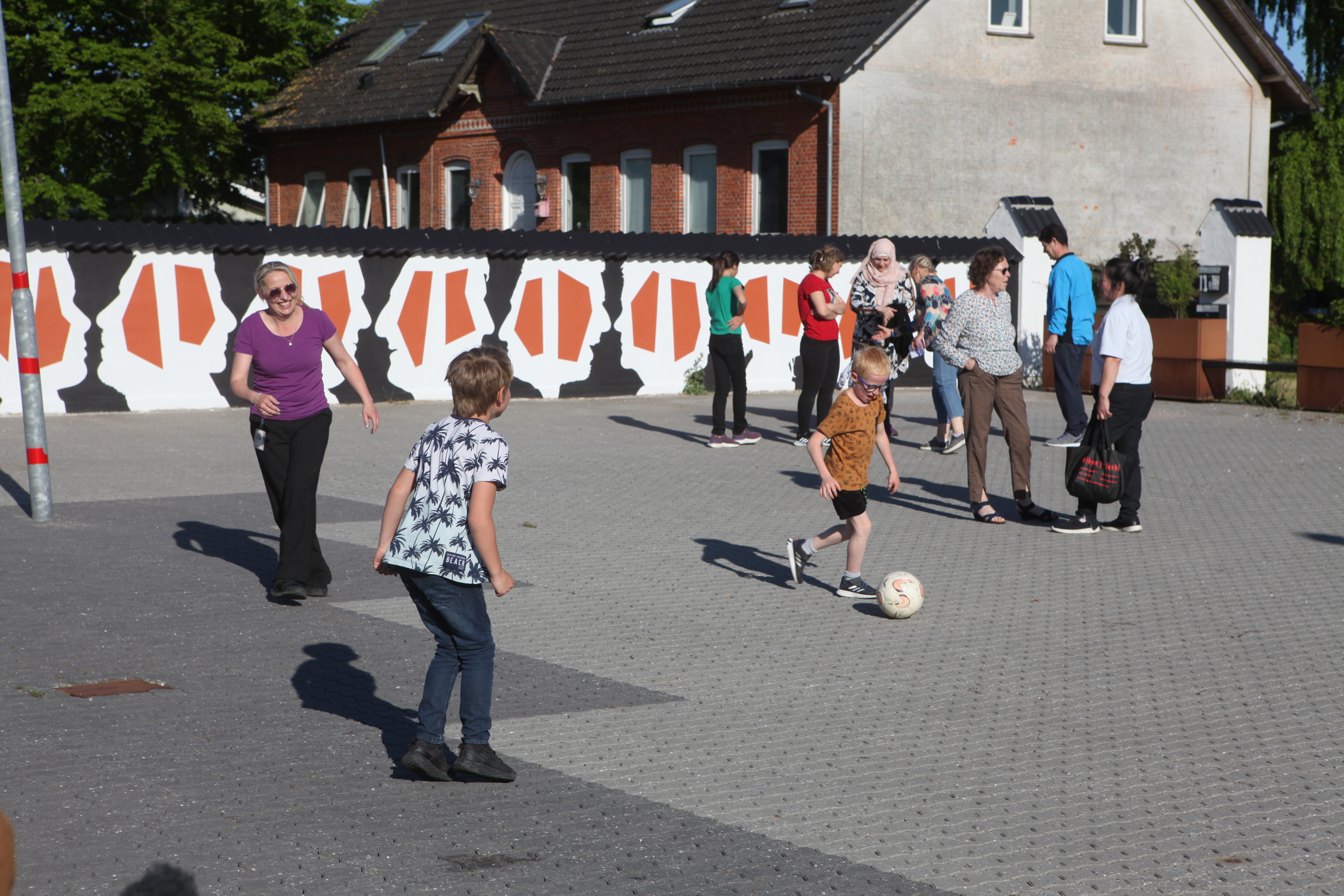 Leg ved Bytorvet i Veflinge.